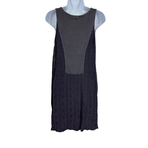Hinge Sleeveless Scoop Neck Slip Dress With Subtle Pattern Detailing Size S - Picture 5 of 9